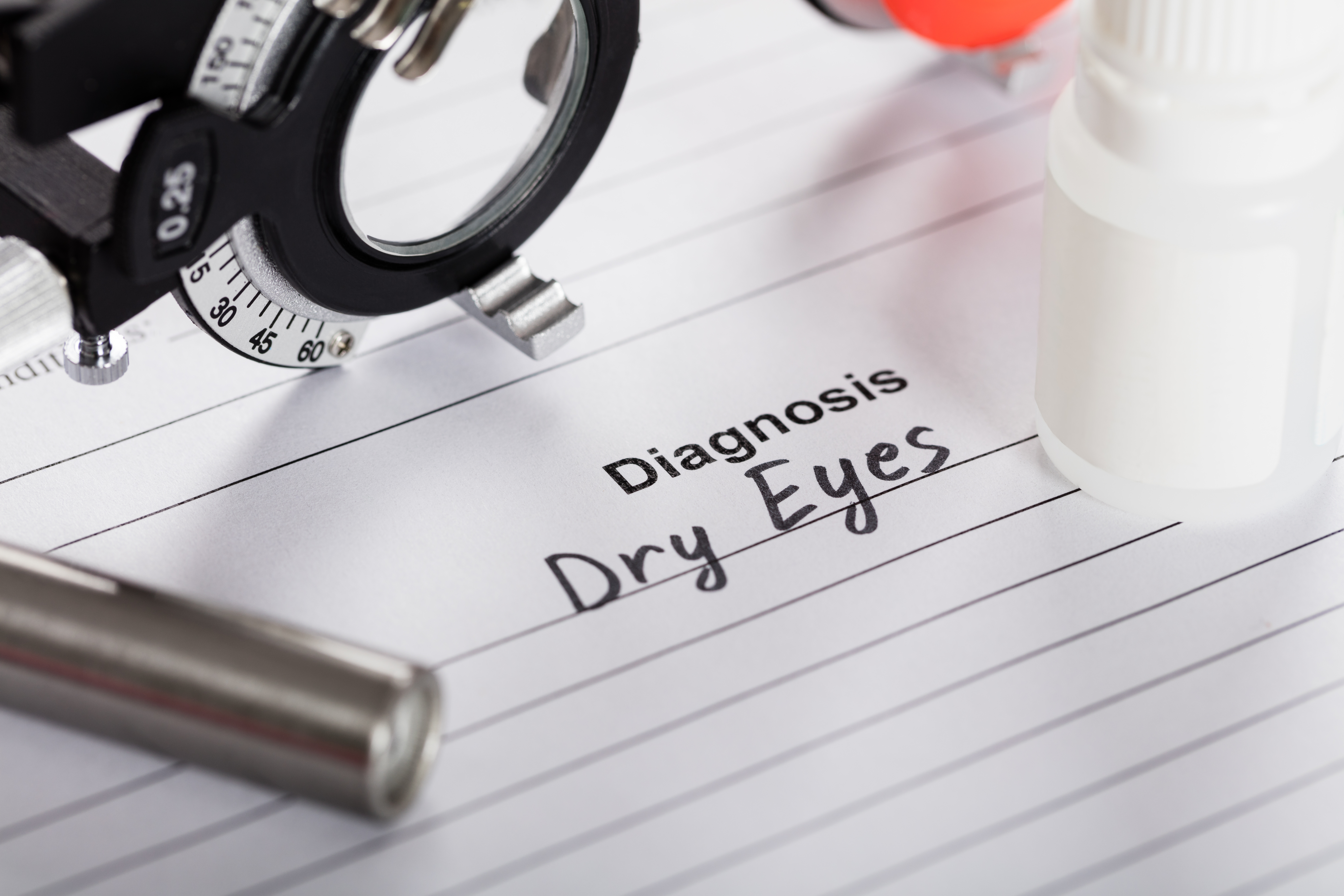 Diagnosis of dry eyes